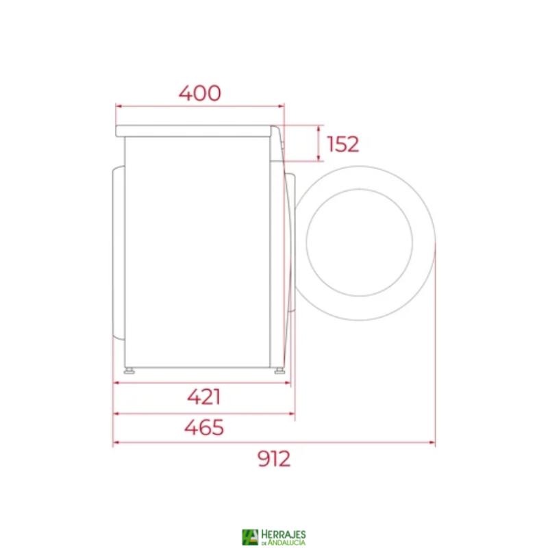 Lavadora Teka WMK40740 7 kg Motor Inverter | Herrajes de Andalucía