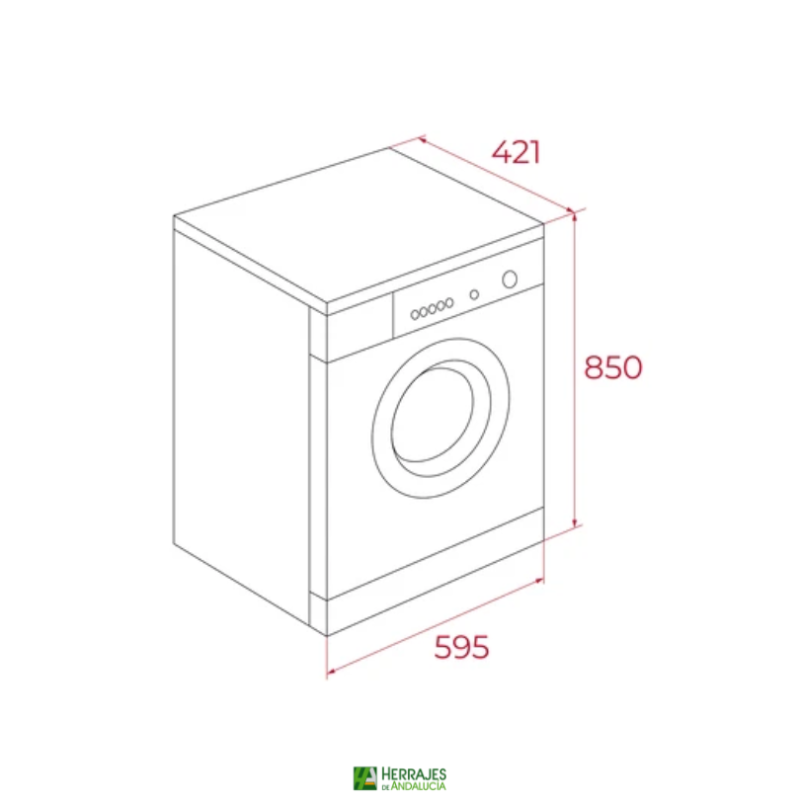 Lavadora Teka WMK10620 6 kg con vapor | Herrajes de Andalucía