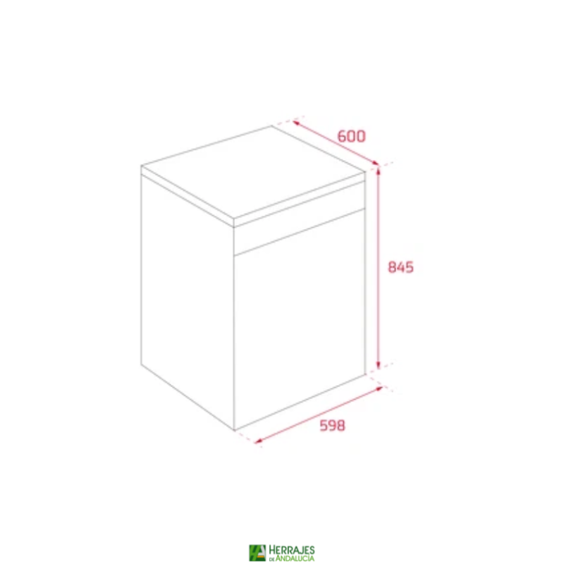 Lavavajillas DFS 46750 libre instalación 60cm | Herrajes de Andalucía