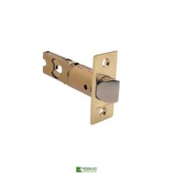 Picaporte tubular de 127mm latón pulido-Herrajes de Andalucía