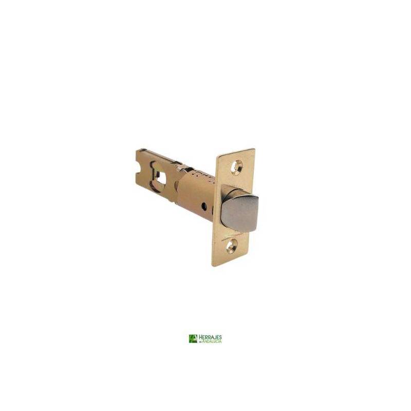 Picaporte tubular de 127mm latón pulido-Herrajes de Andalucía
