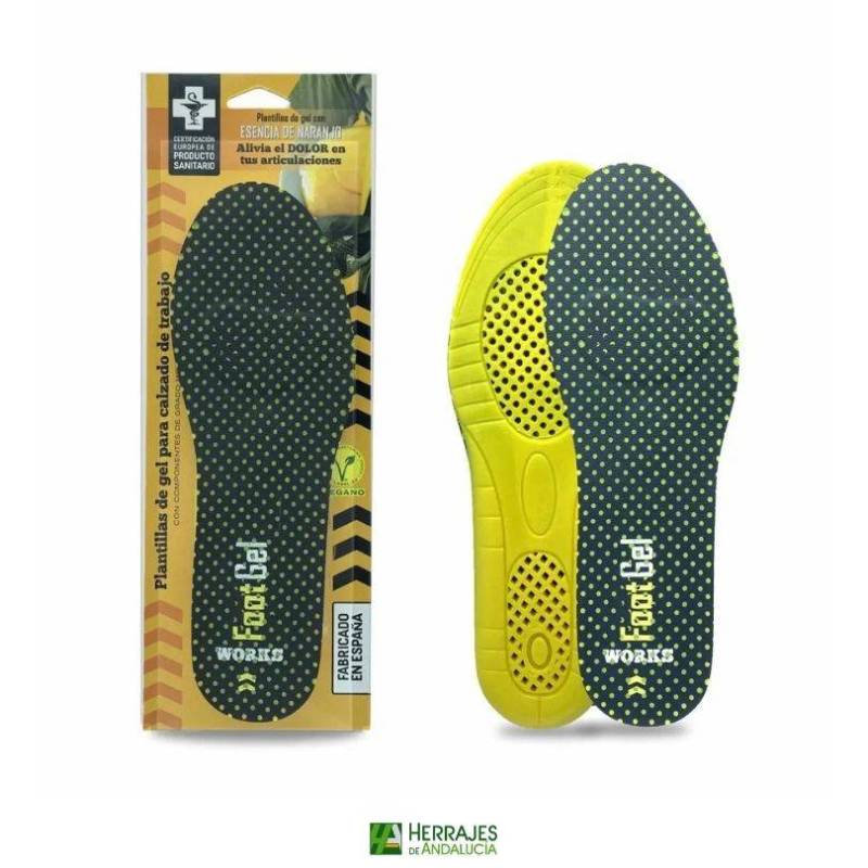 Plantillas FootGel Works Laboral | Herrajes de Andalucía