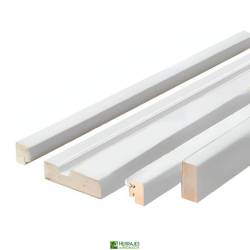 Revestimiento puerta corredera MDF blanca 90x210/105-Herrajes de Andalucía