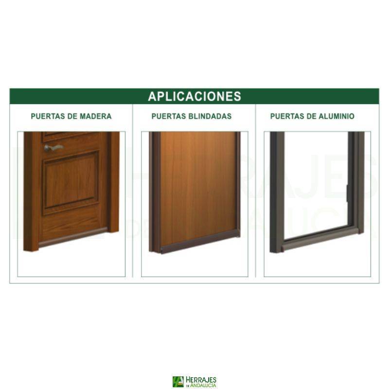 Burlete bronce basculante Comax 1450 Comaglio | Herrajes de Andalucía