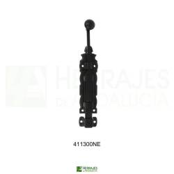 Pasador sobreponer 300 mm negro rústico | Herrajes de Andalucía
