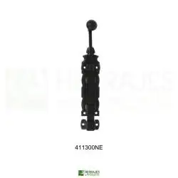 Pasador sobreponer 300 mm negro rústico | Herrajes de Andalucía