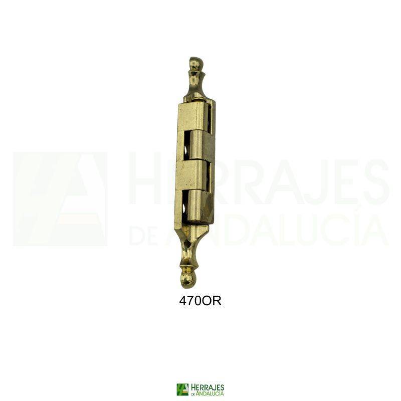 Bisagra muebles modelo 470 dorado 79 mm – Herrajes de Andalucía