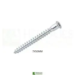 Tornillo Ensamble Zincado 7x50 mm | Herrajes de Andalucía