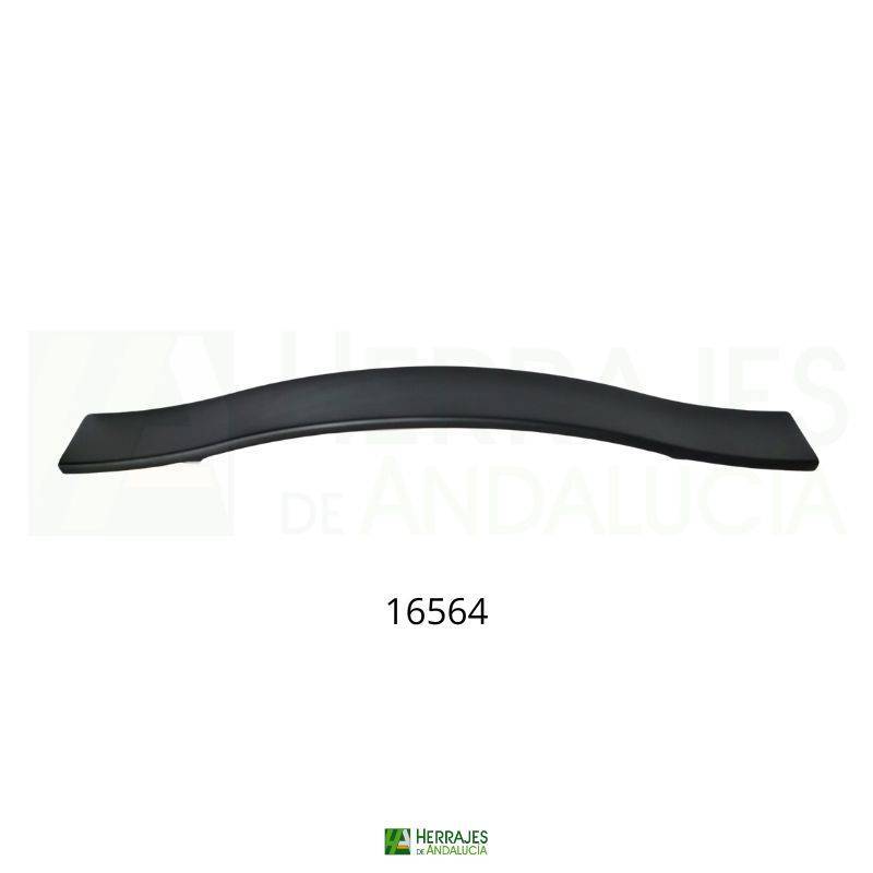 Tirador negro mate Zamak 160-192mm | Herrajes de Andalucía