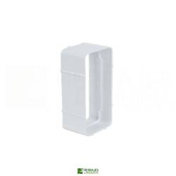 Empalme Rectangular Blanco 110×55 | Herrajes de Andalucía