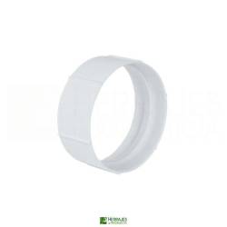 Empalme Redondo Ø100 Blanco Ventilación | Herrajes de Andalucía