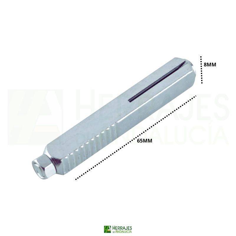 Cuadradillo expansivo 8x8mm | Herrajes de Andalucía