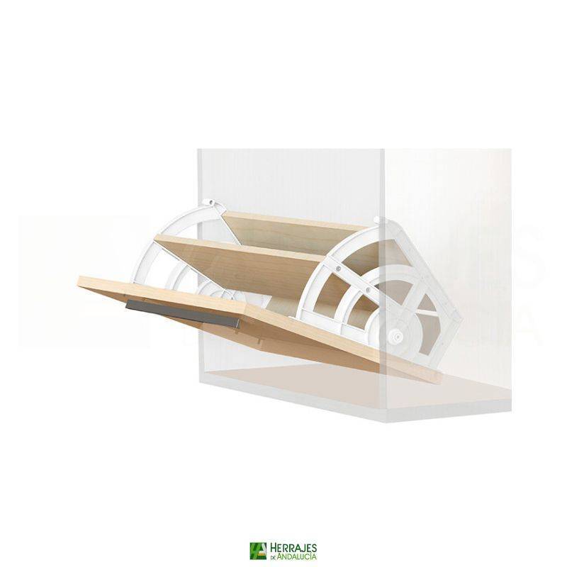 Zapatero giratorio con baldas | Herrajes de Andalucía