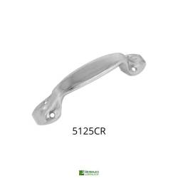 Tirador acero cromado 125 mm | Herrajes de Andalucía