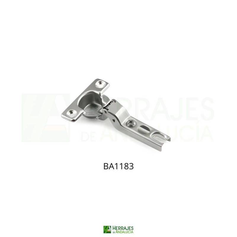 Bisagra Cazoleta Modelo Mini p26 Slide On acodada-Herrajes de Andalucía