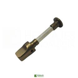 Muletilla cabina sanitaria Ø19 envejecida | Herrajes de Andalucía