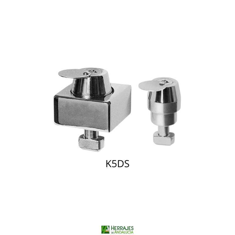 Candado puerta enrollable con llave de puntos | Herrajes de Andalucía