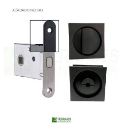 Kit Corredera Condena Modelo 101 Negro | Herrajes de Andalucía