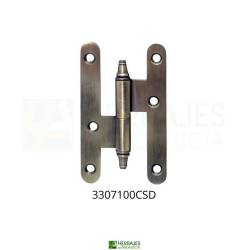 Pernio 3307 100 mm cuero satinado derecha | Herrajes de Andalucía