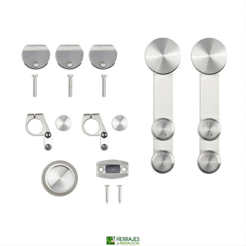 Guía puertas cristal Demon Vidrio 80kg | Herrajes de Andalucía