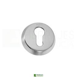 Escudo Seguridad bocallave 53,5mm niquelado satinado  | Herrajes de Andalucía