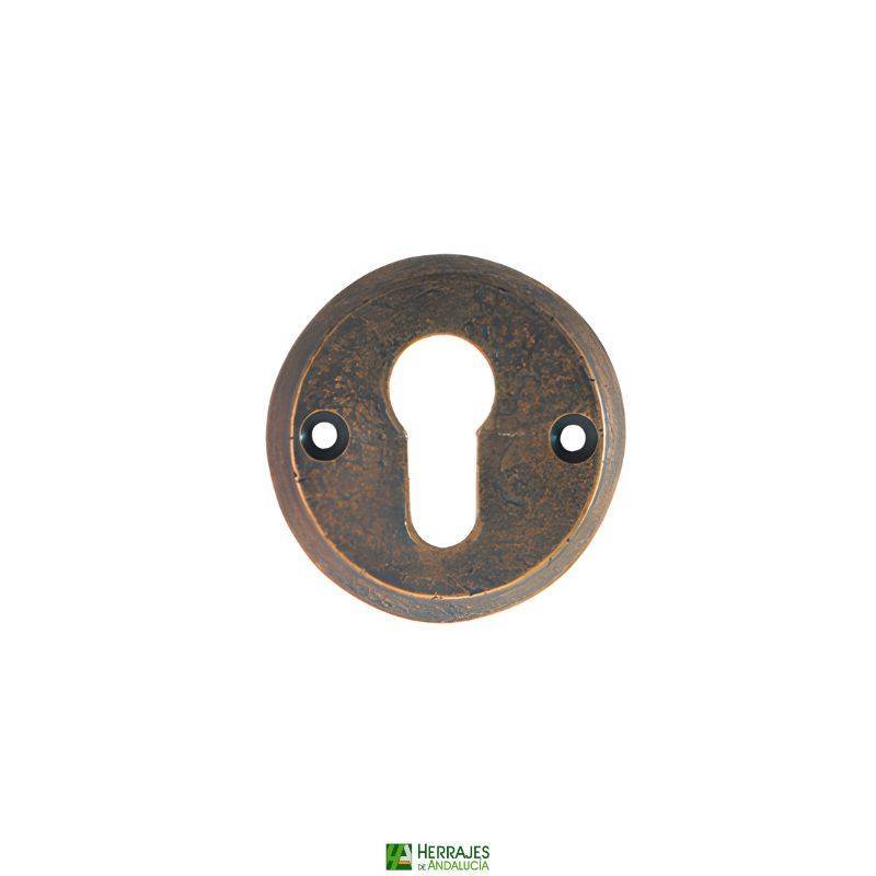 Bocallave redondo Rustik 60cm bronce envejecido | Herrajes de Andalucía
