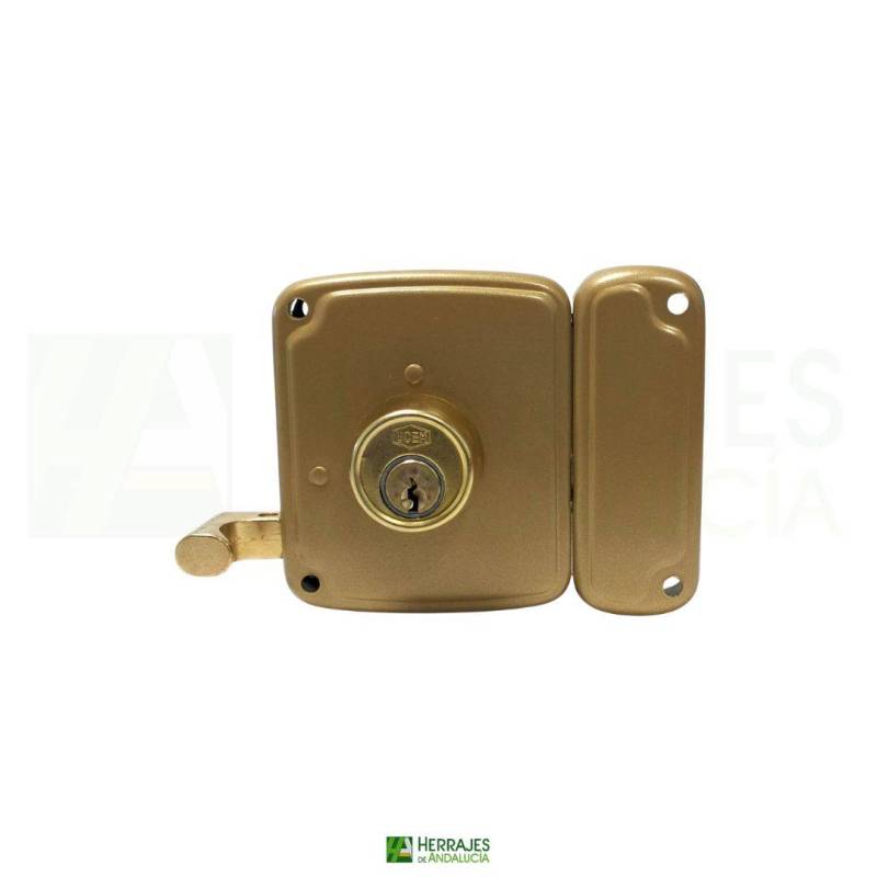 Cerradura sobreponer 4125 con cilindro | Herrajes de Andalucía