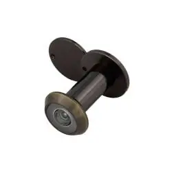 Mirilla puerta B-05 óptica Ø14mm 35-60mm cuero | Herrajes de Andalucía