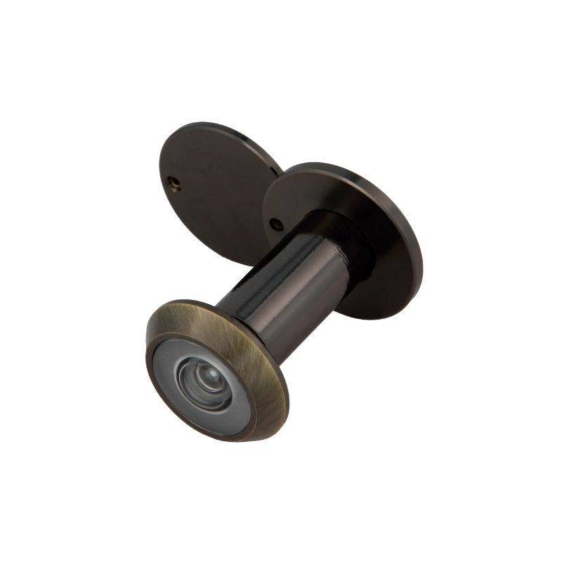 Mirilla puerta B-05 óptica Ø14mm 35-60mm cuero | Herrajes de Andalucía