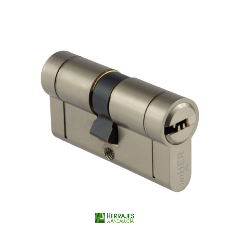 Cilindro seguridad I6 Plus 30x30 níquel | Herrajes de Andalucía