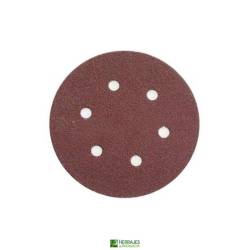 Disco de lija velcro 125 mm grano P-220 | Herrajes de Andalucía