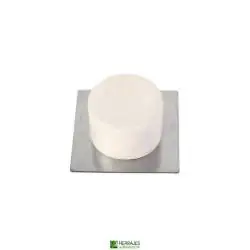 Tope adhesivo puerta A-438 blanco 45x45 | Herrajes de Andalucía
