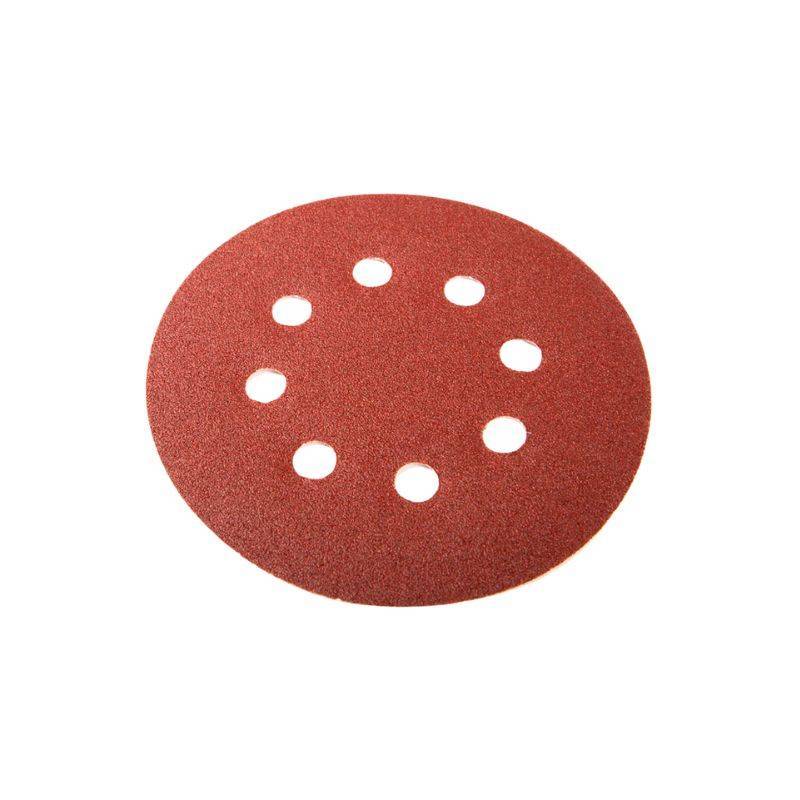 Disco Lija Velcro 125mm P-60 8 Agujeros Virutex | Herrajes de Andalucía