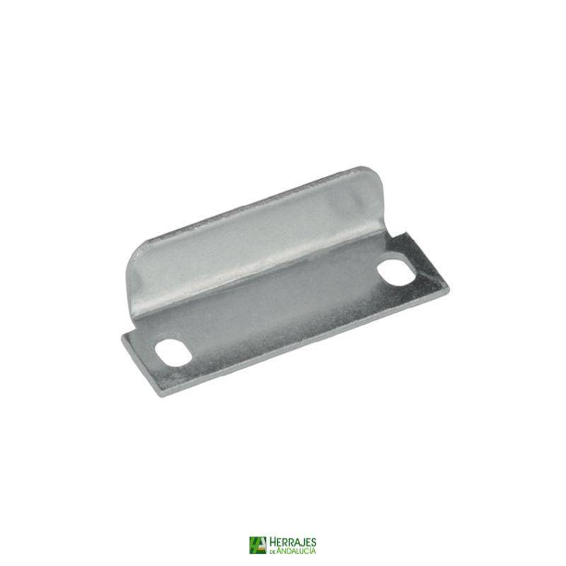 Escuadra Tope L para muebles Zincada | Herrajes de Andalucía