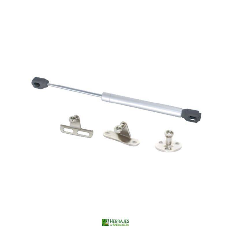 Pistón gas hidráulico descendente 120N 247mm | Herrajes de Andalucía