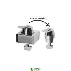 Candado puerta enrollable con llave de puntos | Herrajes de Andalucía