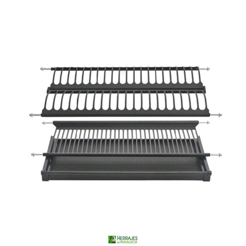 Escurreplatos 80 cm antracita | Herrajes de Andalucía