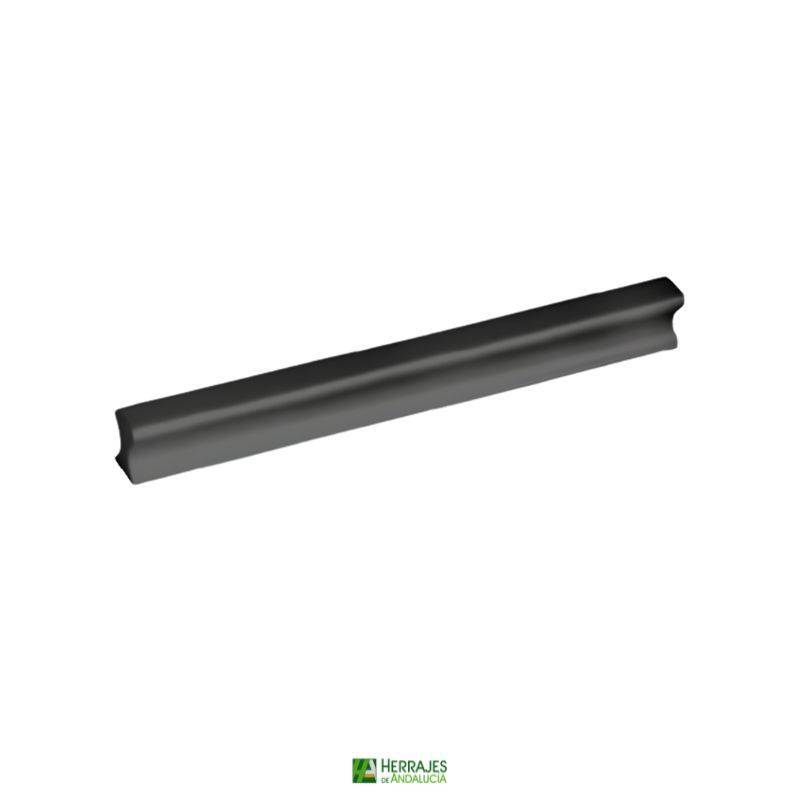 Tirador Kyra L147mm C128mm aluminio color negro | Herrajes de Andalucía
