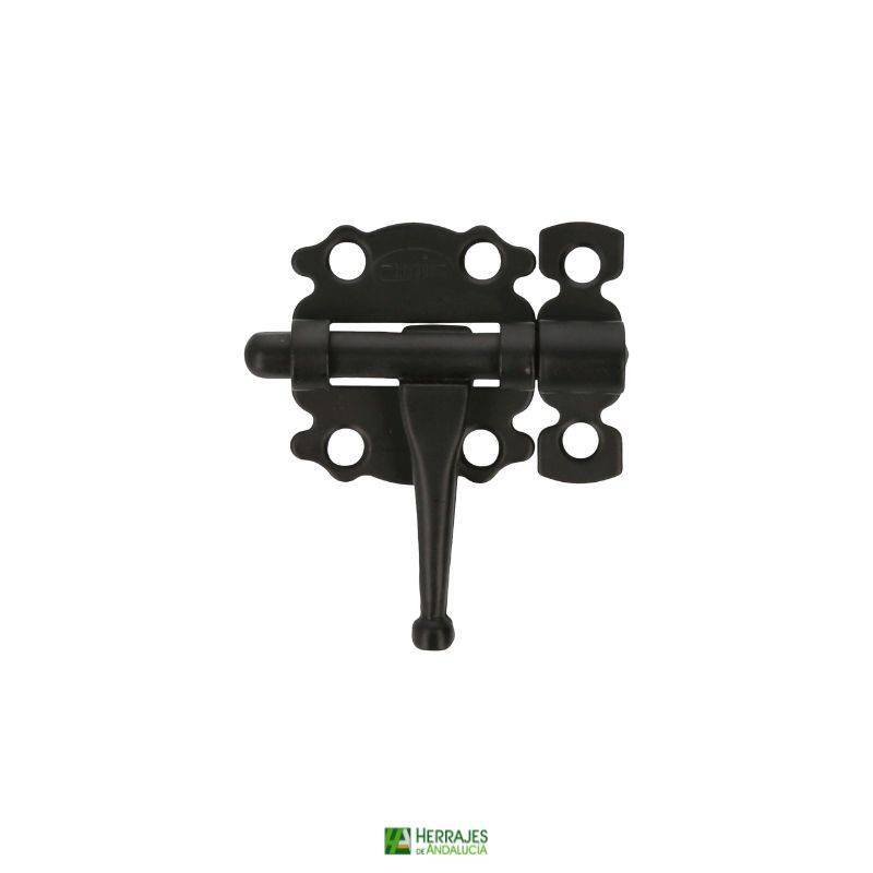 Pasador Rústico 40mm Negro Modelo 484 | Herrajes de Andalucía