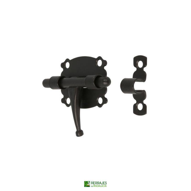 Pasador Rústico 40mm Negro Modelo 484 | Herrajes de Andalucía