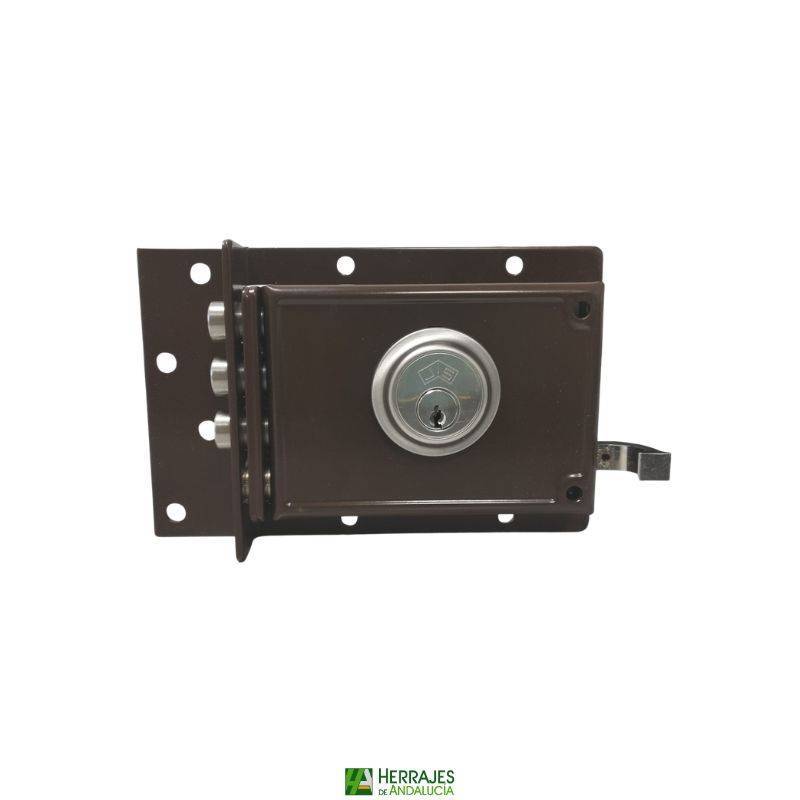 Cerradura JIS 231 Izquierda 51mm Marrón | Herrajes de Andalucía