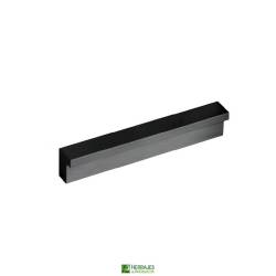 Tirador Mueble Erix 160mm grosor 18mm negro | Herrajes de Andalucía