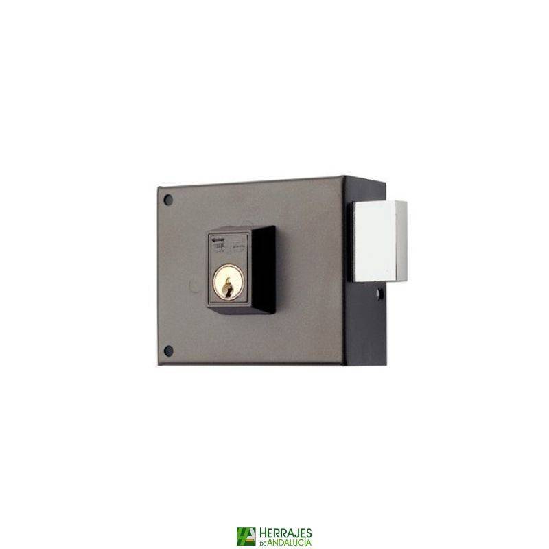 Cerradura Sobreponer 124/8 Izquierda Hierro | Herrajes de Andalucía