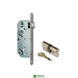 Cerradura embutir con I5 Inther 60mm | Herrajes de Andalucía