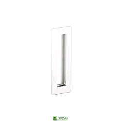 Tirador Embutir Blanco 150x50 SS4 | Herrajes de Andalucía