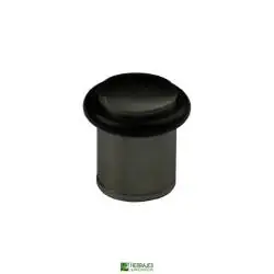 Tope Puerta modelo 1069 30x22mm zamaK negro | Herrajes de Andalucía