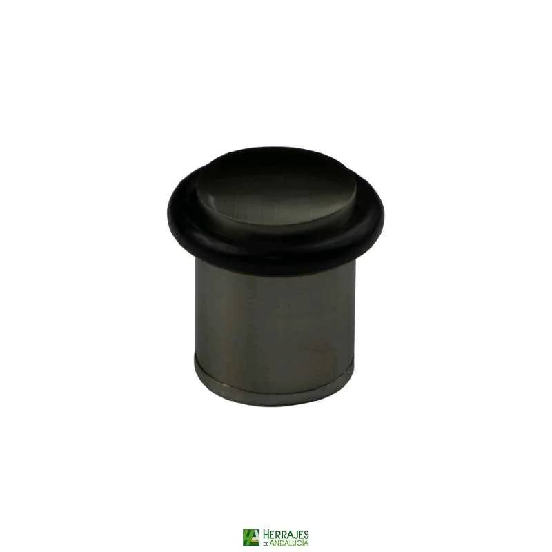 Tope Puerta modelo 1069 30x22mm zamaK negro  | Herrajes de Andalucía