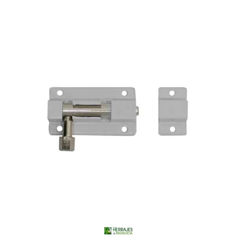 Pasador puerta 50mm plata 4006 | Herrajes de Andalucía