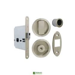 Cerradura Corredera Modelo 202 Níquel | Herrajes Andalucía