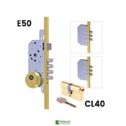 Cerradura TLB3 multipunto con escudo E700L | Herrajes Andalucía